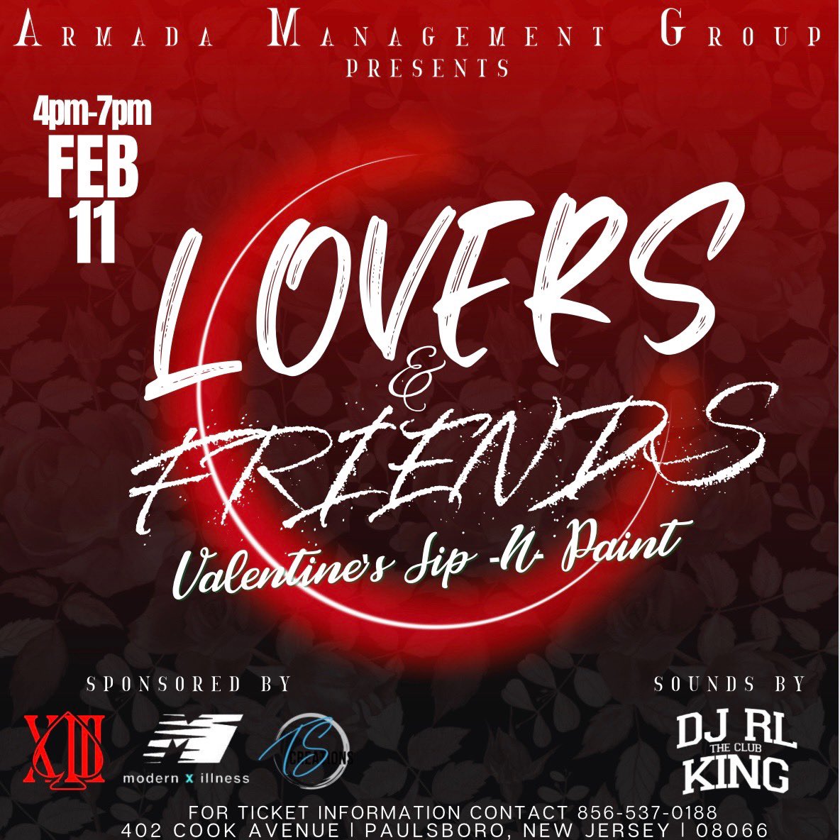 Come out and Vibe with me at Lovers and Friends, Paint n Sip. Bottomless mimosas and wine will be served. Good music by <a href="/THEREALDJRL/">DJ RL #CLUBKING</a> 

eventbrite.com/e/lovers-frien…