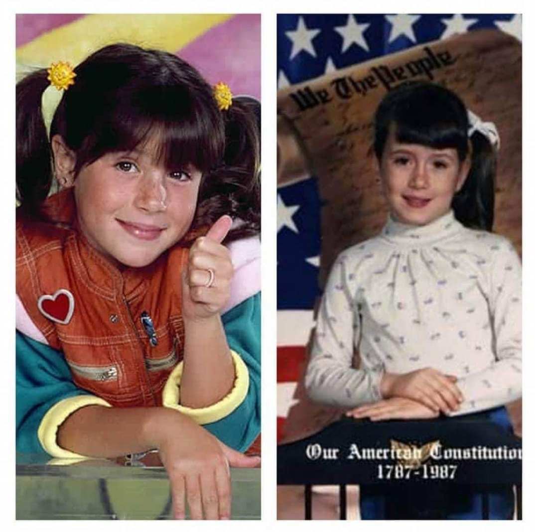 ⚡ 📸 1980s flashback! 😎
On the left, Soleil @moonfrye aka 'Punky Brewster' my childhood celebrity doppelganger. 
On the right, none other than me, very young JJ!

#doppelganger #1980s #photo #Celebrities #cute #fun #schoolphotos 🇺🇸