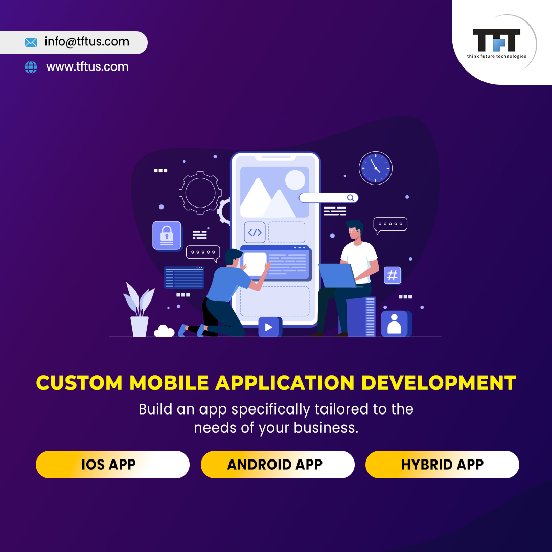 ThinkFutureTech's tweet image. Maximize business value &amp;amp; leave the infrastructure to us. Reach out to us for a User-Oriented &amp;amp; Visually-Rich Mobile App as per the needs of your business. 
Learn more - tftus.com/mobile-app-dev…
#mobiletesting #mobileapptesting #mobileapptestingservices #mobiletestingservices