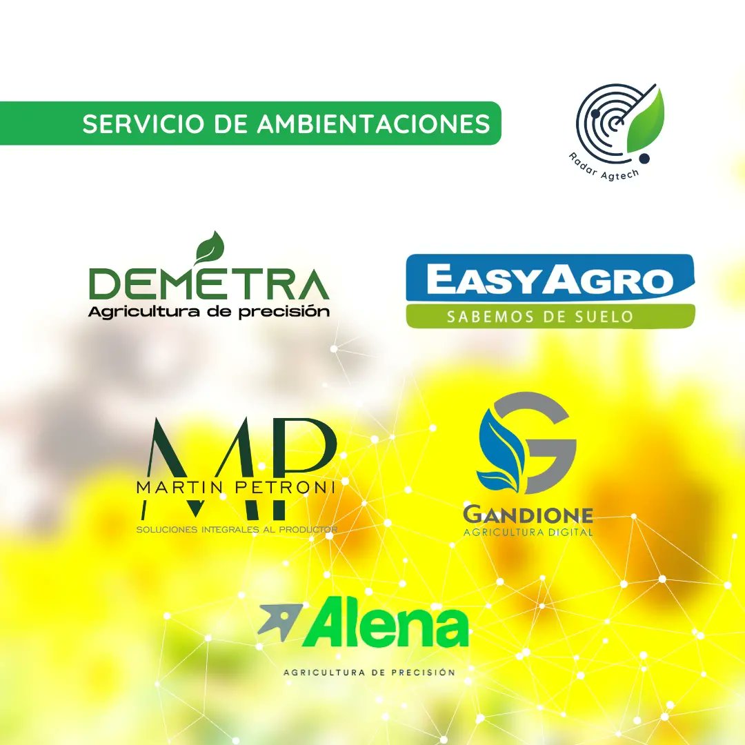 RadarAgtech's tweet photo. La importancia de ambientar los lotes y quiénes de los miembros de #RadarAgtech pueden ayudarte en la tarea 🙂🙌

Pueden ver todos los servicios que prestan y su zona de influencia en https://t.co/tD08VB0HbJ 🌐

🌱 #Demetra 🌱 @Easyagroap 🌱 #MartinPetroni 🌱 #Gandione 🌱 #Alena https://t.co/MwuyzrqCdF