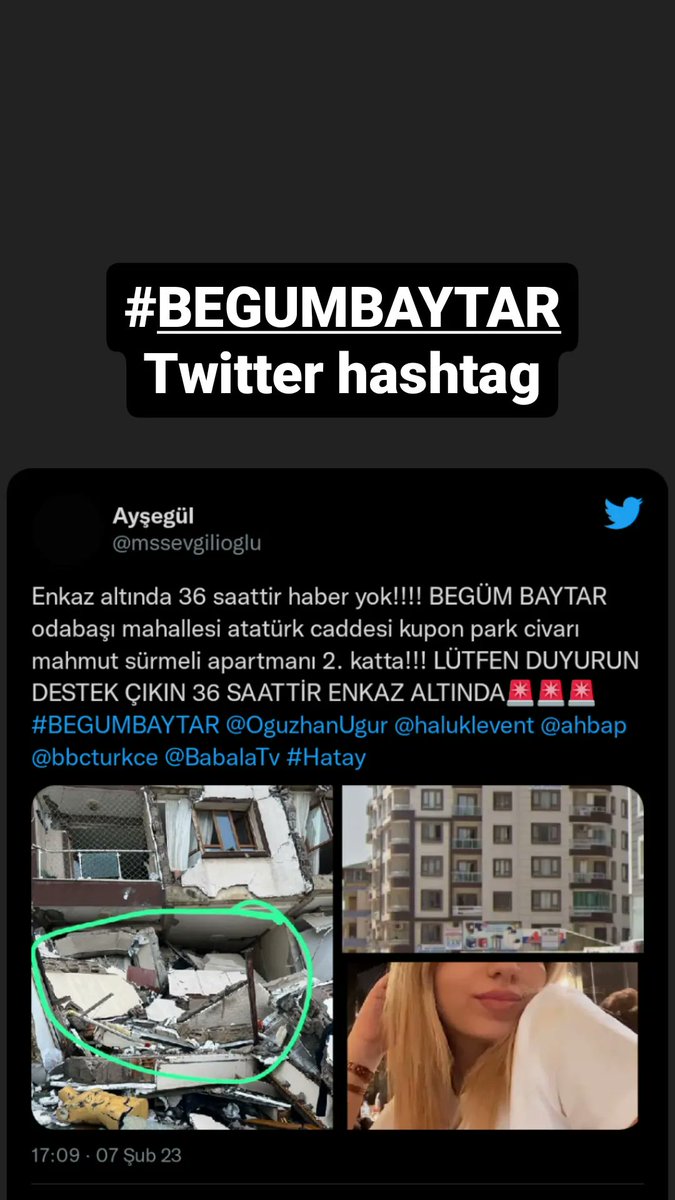 mssevgilioglu's tweet photo. @beehaber #BEGUMBAYTAR yardım bekliyor 36 saat oldu nolur https://t.co/sBePIlVWvH