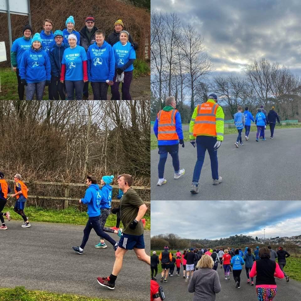 Reflecting on what a wonderful start to 2023 we had at Torbay #5kyourway 
Preparations underway for our 1 year anniversary - come and join on 25th February for a big blue party! #5kyw #parkrun #cake #southwestisbest