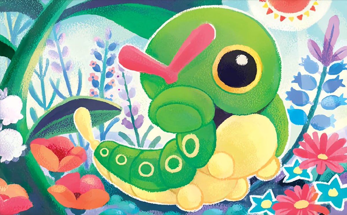 caterpie ♡︎ illust. by shibuzoh.