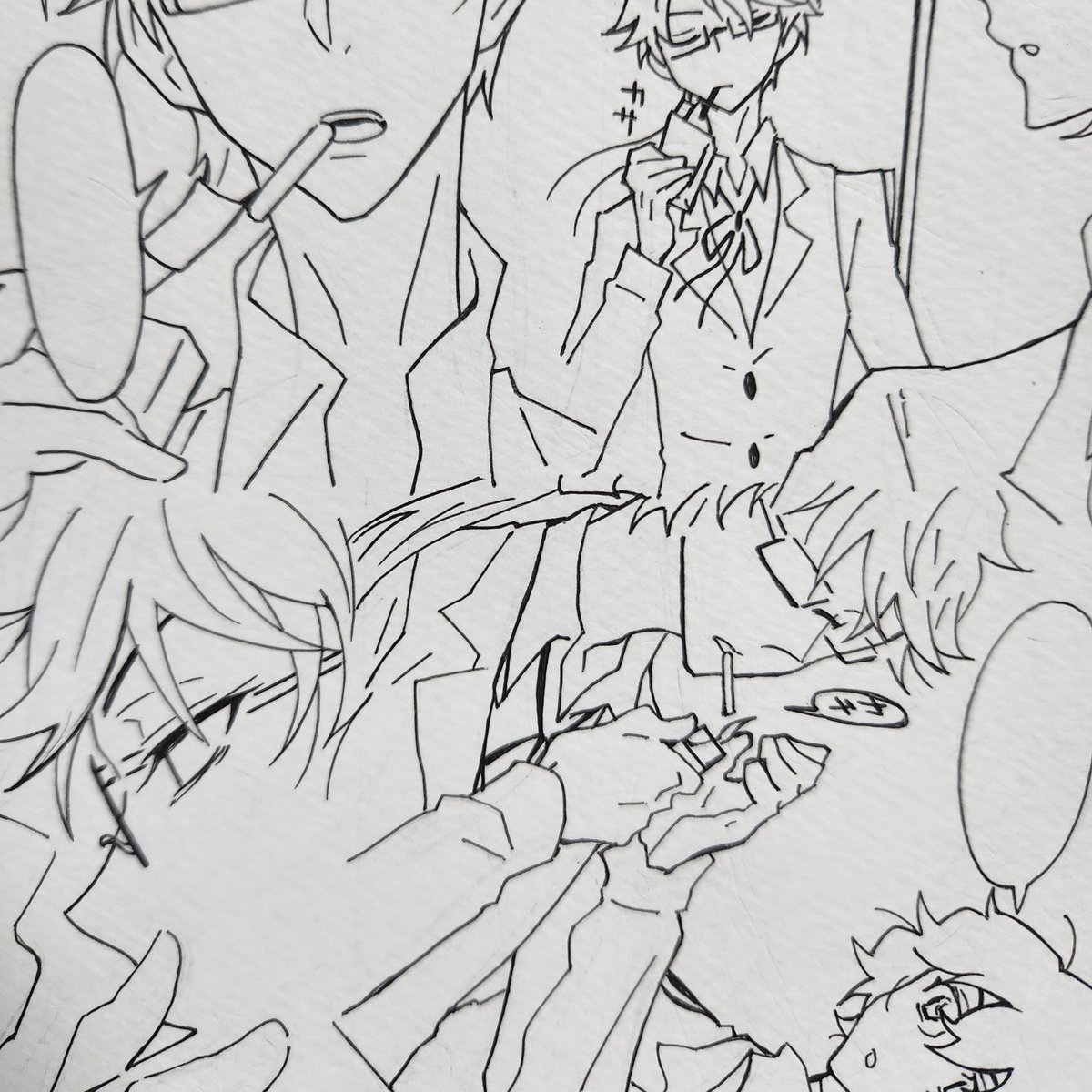 中々おわらない😌
煙草吸ってる推しはよいものです🚬👓️ 