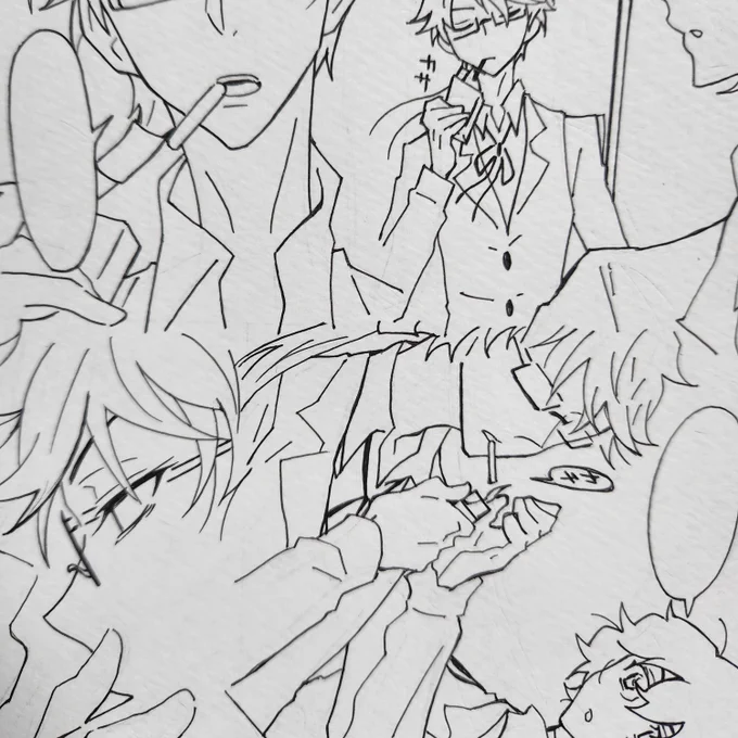 中々おわらない😌
煙草吸ってる推しはよいものです🚬👓️ 