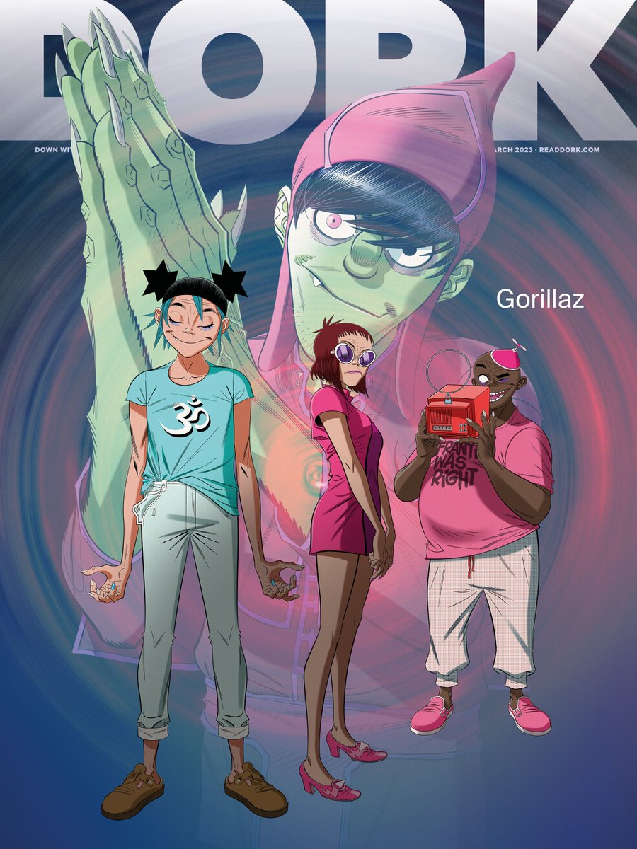 What’s a cult band anyway? Turns out it doesn’t have to be one hiding away from the mainstream. Actually, they can be one of the biggest of them all. Introducing the March issue of Dork, featuring @gorillaz, out Friday 10th February. readdork.com/news/gorillaz-…