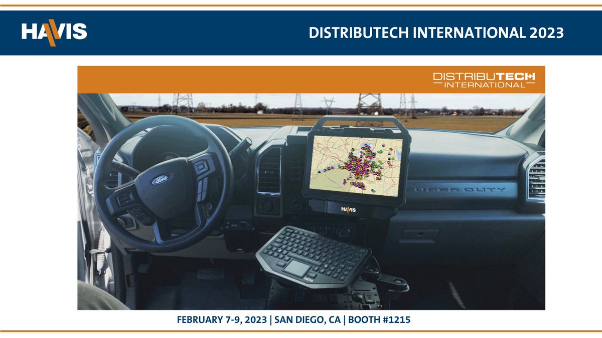 havisinc's tweet photo. Visit Havis at @DISTRIBUTECH International 2023 in booth #1215 from February 7-9, 2023, in San Diego, CA! 

#havisequipped #havismusthaves #havisrugged #havissolutions #mobileworkforcemanagement #mobileworkforcesolutions #powerindustry #energyindustry #DISTRIBUTECH2023 https://t.co/s0vd55R0ed