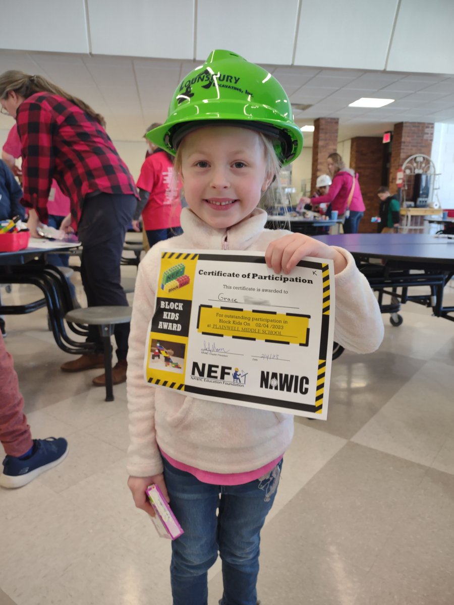 Byce &amp; Associates, Inc. was happy to donate a hard hat for award at the NAWIC Kalamazoo/Battle Creek Chapter #302 Block Kids Event over the weekend! 

We even had one of the littlest members of the Byce Team participate and take home an award!