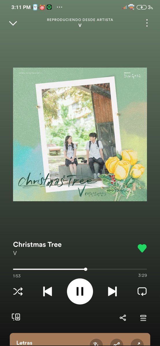 thvprincesss's tweet photo. @kth_dev WE LOVE YOU TAEHYUNG 💜
SO PROUD OF YOU TAEHYUNG
WE LOVE YOU TAEHYUNG
I'm listening to the beautiful OST
#ChrismasTree by #V of @BTS_twt
#V_ChrismasTree https://t.co/3CYAXOSdsv
