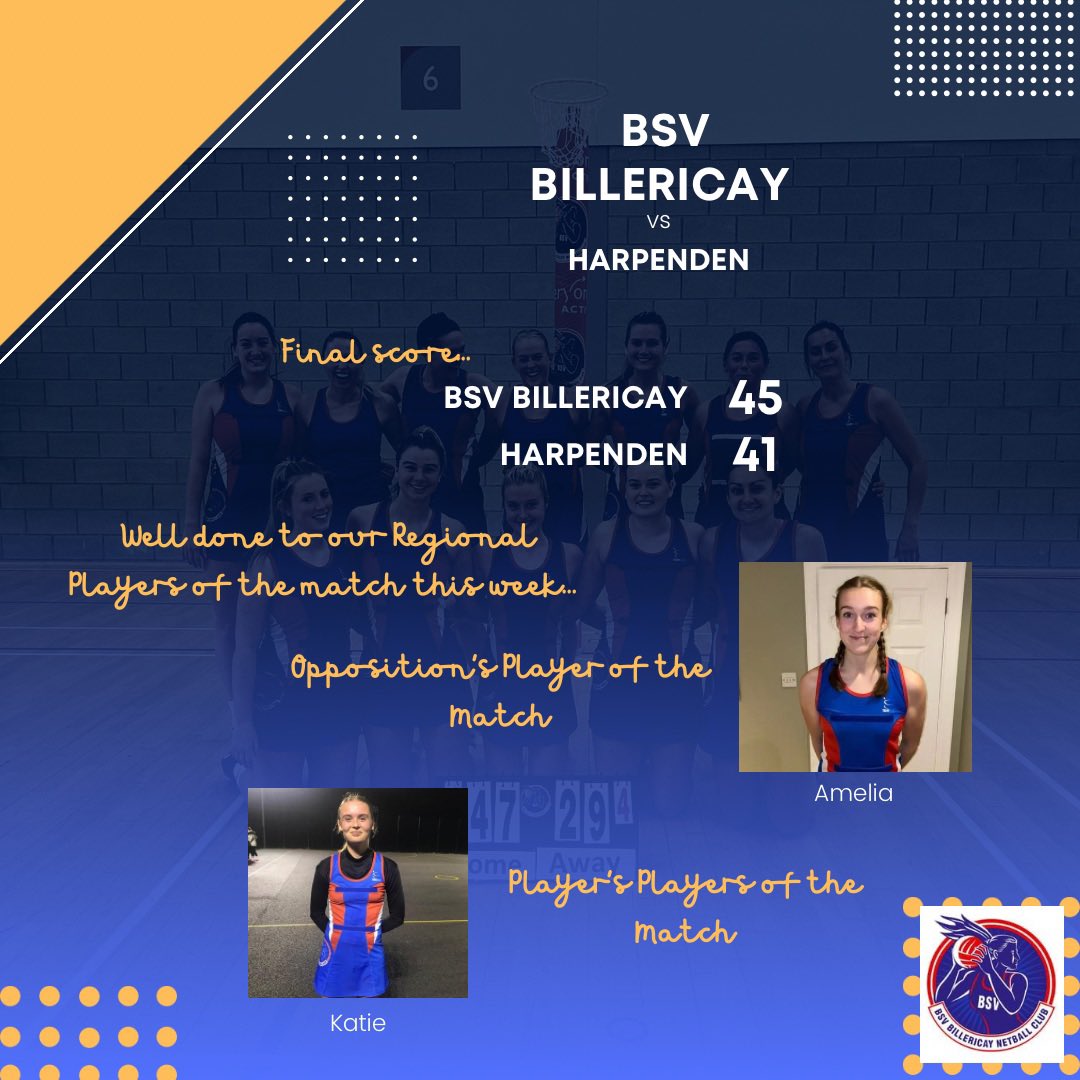 Well done to our Regional squad for their strong finish at the weekend, taking the win 💪🏼 #TeamBill and a special well done to the POMs 👏🏻 Amelia 👏🏻 Katie 👏🏻 ❤️💙