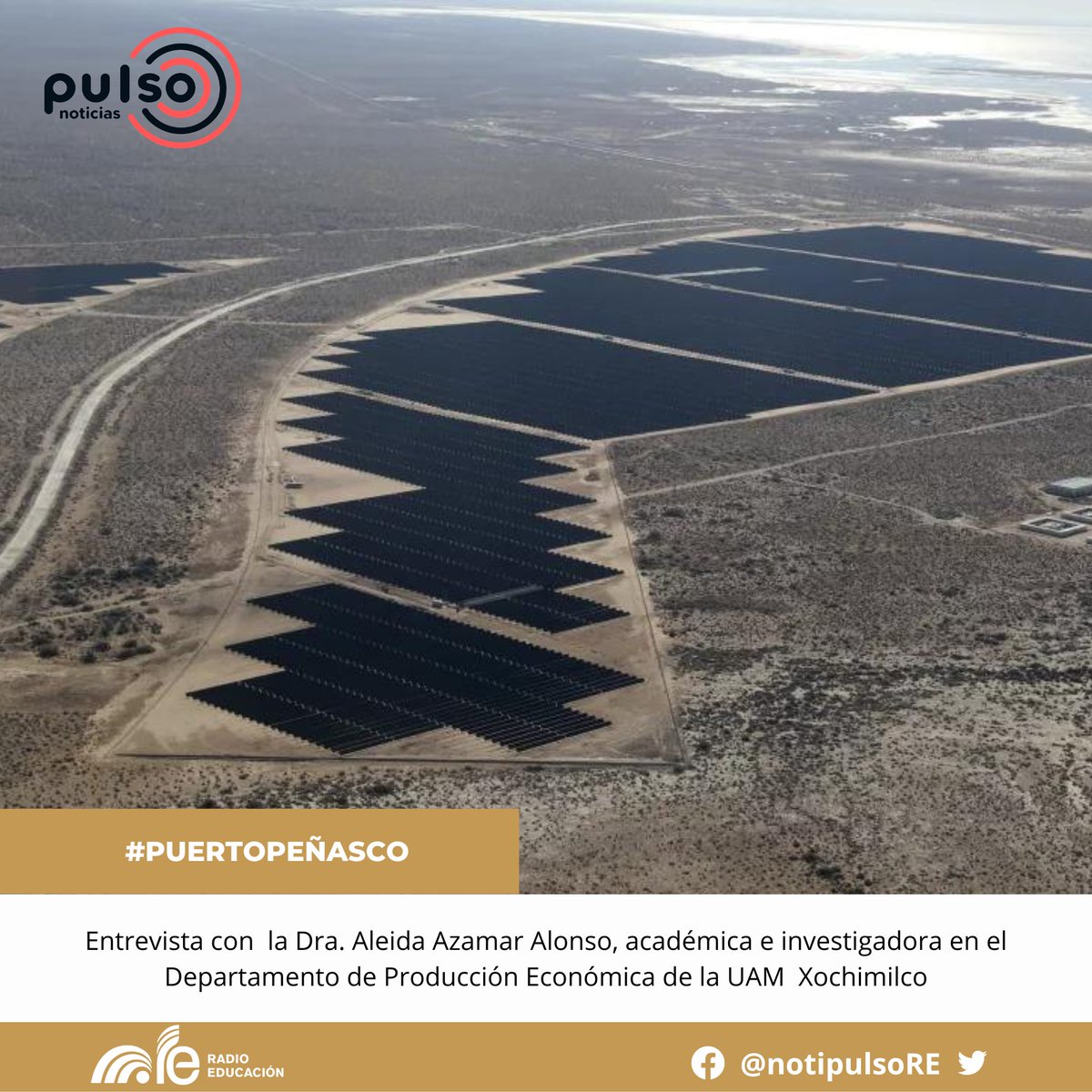 🎧 #VuelveAEscuchar la entrevista con la Dra. Aleida Azamar Alonso, académica e investigadora en el Departamento de Producción Económica de la <a href="/uamxoficial/">UAM Xochimilco</a>, acerca del proyecto en #PuertoPeñasco, parte del #PlanSonora; y la explotación del #Litio 

Aquí 👉e-radio.edu.mx/Noticiarios-pu…