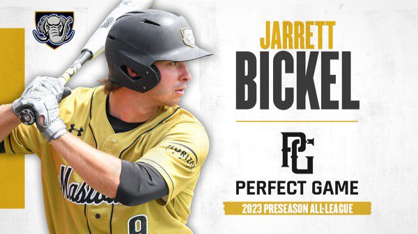 🐘 PG picks Jarrett Bickel as Preseason All-Conference SS!

Purdue Fort Wayne also lands four names on the <a href="/HorizonLeague/">Horizon League</a> MLB Draft Prospects list!👇

💥2023 MLB Draft Prospects:
#5 Jarrett Bickel
#11 JD Deany RHP
#19 Mac Ayres RHP

💥2024 MLB Draft Prospects:
#6 Enas Hayden RHP