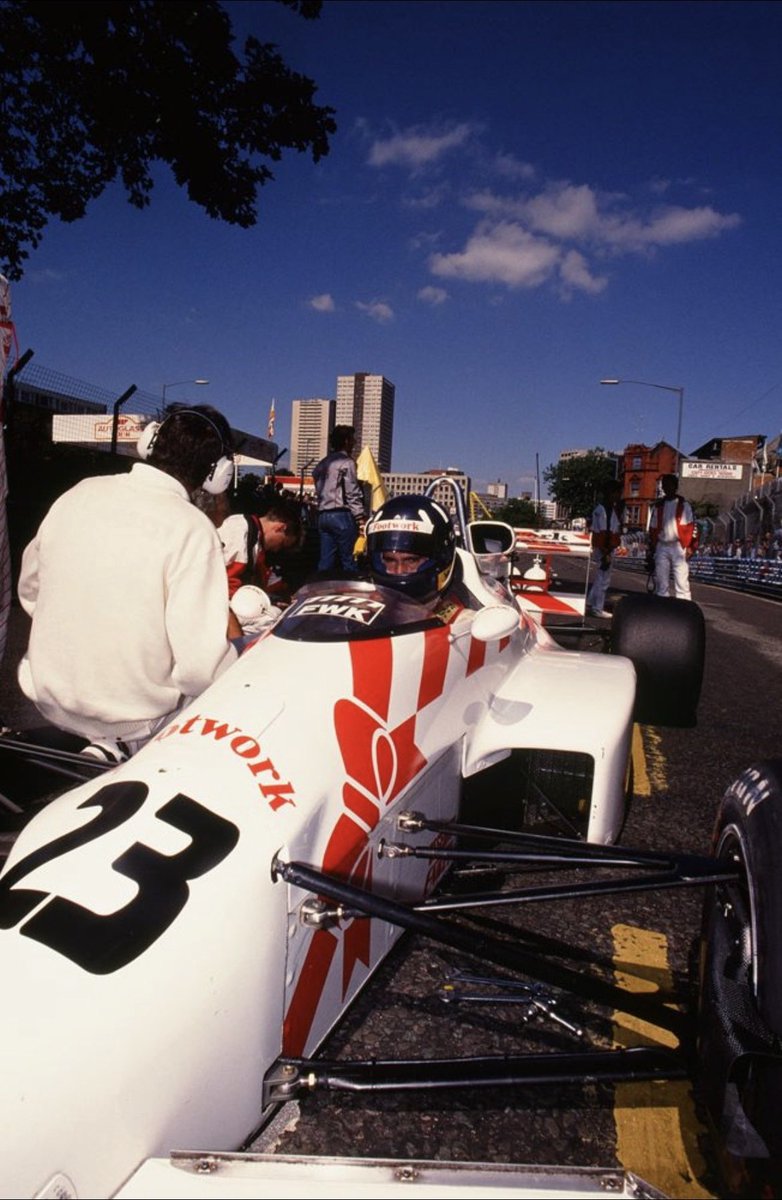 superprixfilm's tweet photo. Some seriously good shots of @96f1champ on the starting grid on Bristol Road in his Footwork F3000 

#BirminghamSuperprix #DamonHill #F1 #F3000 #Birmingham https://t.co/gRqrfozoH8