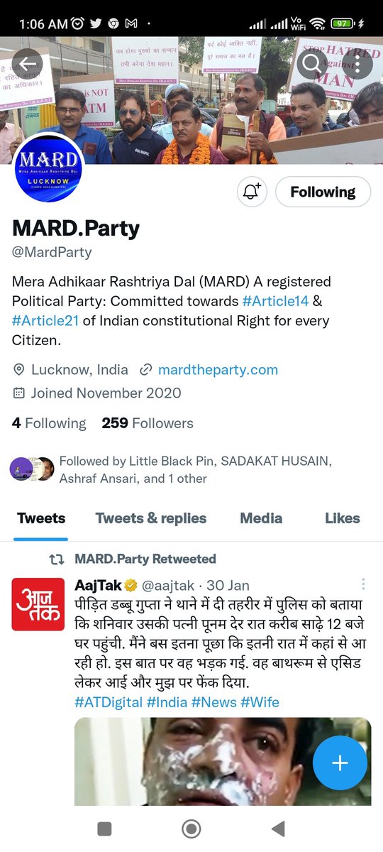 <a href="/MyNationManish/">@Manish Vats</a> <a href="/narendramodi/">Narendra Modi</a> <a href="/KirenRijiju/">Kiren Rijiju</a> <a href="/MardParty/">MARD.Party</a>