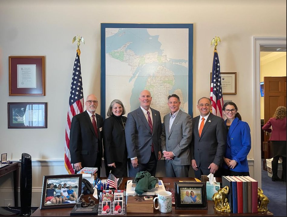 Our busy day in D.C. continues! Thank you for taking the time visit <a href="/RepMoolenaar/">Rep. John Moolenaar</a>