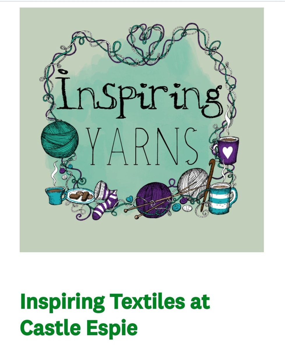 Tackling isolation, loneliness & building community. 

Working with textiles that reflect the land. 

The brilliant  @InspiringYarns are planning another fantastic project at #CastleEspie 

Interested? 

Take & share their brief early stage survey 👇

bit.ly/3jCSJsV