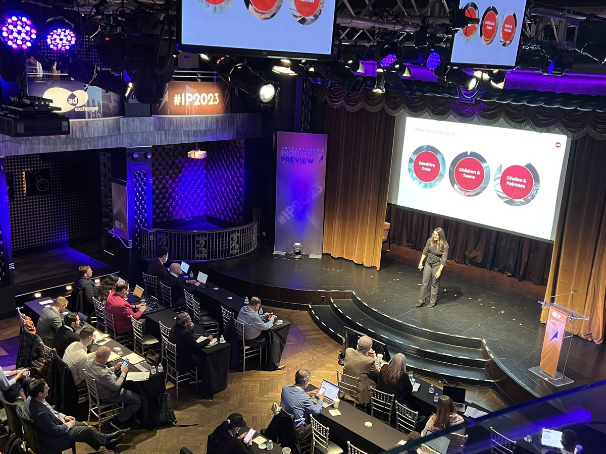 “If you have the data to be able to identify age to be able to monetize it, you have a fiduciary duty and the ability to safeguard it as well” <a href="/ArielleSGarcia/">Arielle Garcia</a> #ip2023