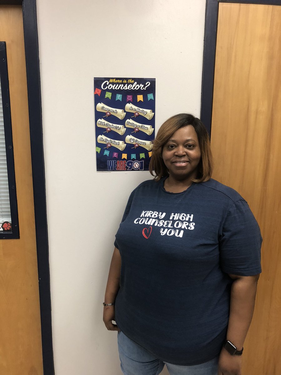SchoolKirby's tweet photo. Cougar Nation,
This week is National School Counselors Week & we’ll be sharing the love with all of you about our KHS Counselors
Today, we honor our 9th Grade Counselor, Ms. Evelyn Holloway.
Ms. Holloway, you are…
#KirbyStrong
#CougarNation
#wearebuiltforthis
#MSCSTogether https://t.co/zymxJvtYJV