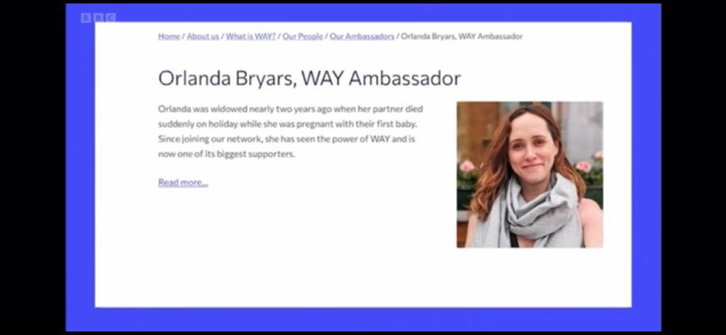 WAY Widowed and Young Ambassador Orlanda Bryars <a href="/orlandapanda/">Orlanda Bryars</a> &amp; WAY member Joana <a href="/joanaanna/">Joana Niemeyer</a> have been campaigning against the injustice highlighted in tonight's <a href="/BBCTheOneShow/">BBC The One Show</a>, with WAY's support💙
Read Orlanda's advice for other pregnant bereaved mothers tinyurl.com/2p9ffdu6