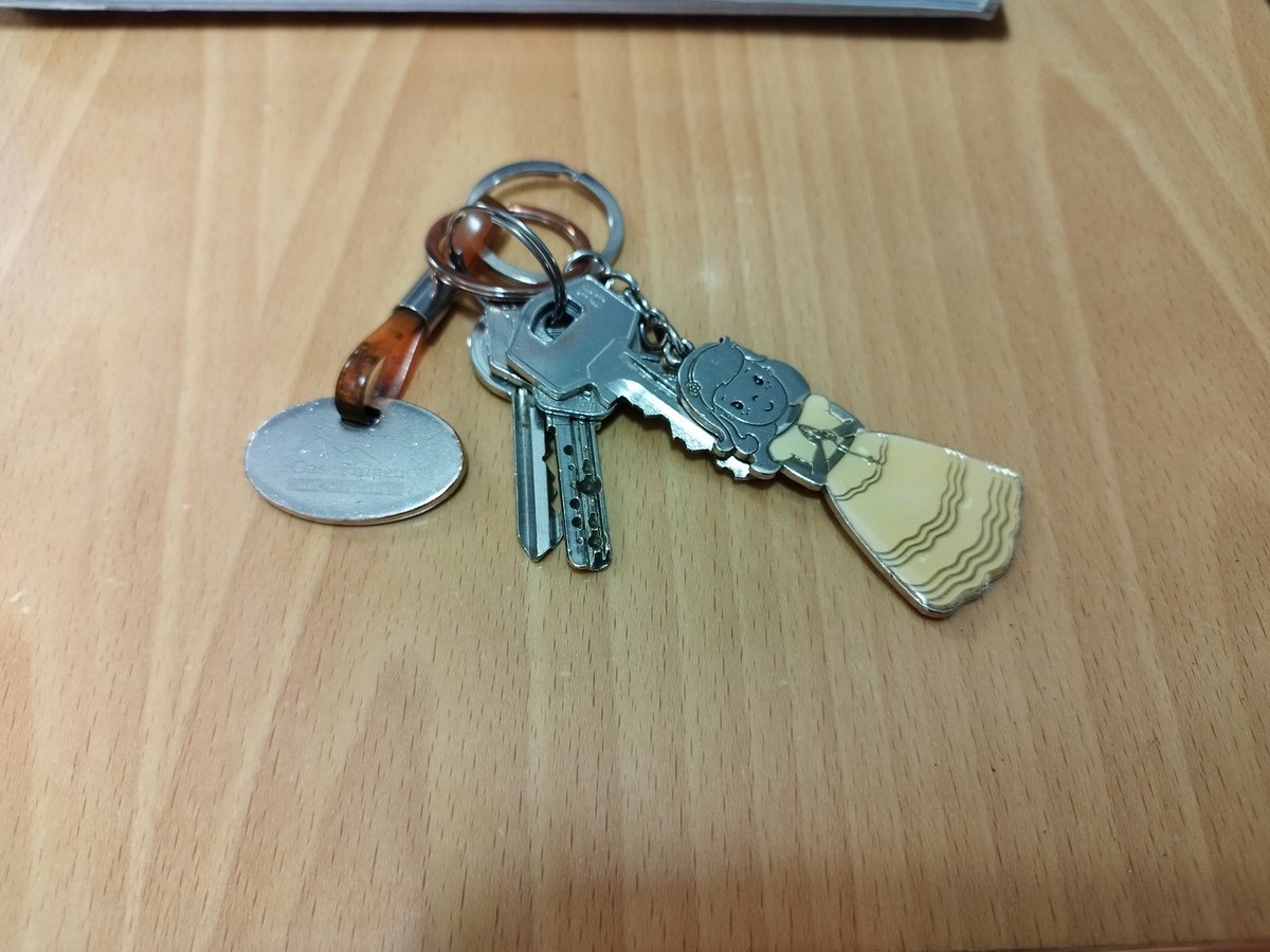 aestevefl's tweet photo. A veure si podem fer màgia! Hem trobat aquestes claus a Lleida, prop del rectorat de la universitat. Les hem portat a la @gUrbanaLleida.  @PostureigLleida @postudelleida https://t.co/JlD760PuOy