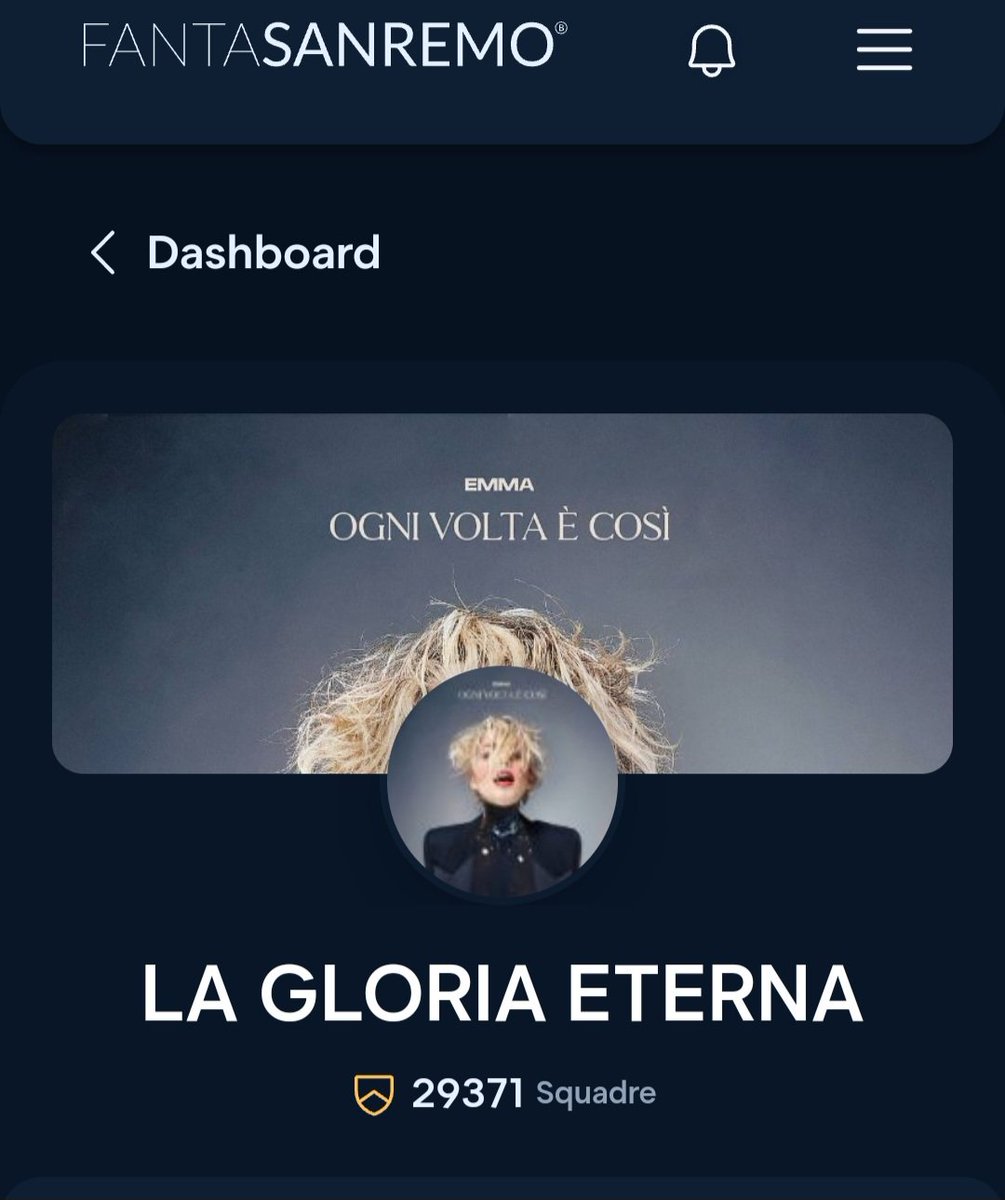MarroneEmma's tweet photo. Amici della lega LA GLORIA ETERNA
buon @FantaSanremo ❤️
Ve se ama assai! https://t.co/AyGPGeHvvu