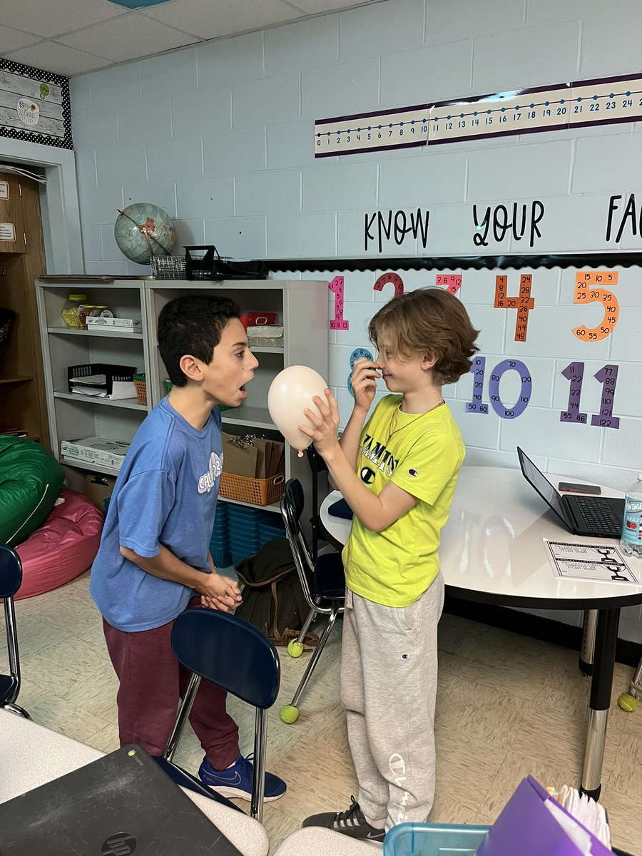 MsPoznak's tweet photo. In science, we explored the role that air plays in enabling a sound vibration to travel @MBS_Pride @owens_teach 👩🏻‍🔬🧑🏻‍🔬😊💡 https://t.co/WLoErpJH4f