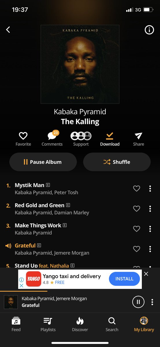 HighStarr1's tweet photo. #Kalling The best reggae album I’ve listened 🎧 to after ⁦⁦@samini_dagaati⁩ #UNTAMED album https://t.co/efED0gabIt