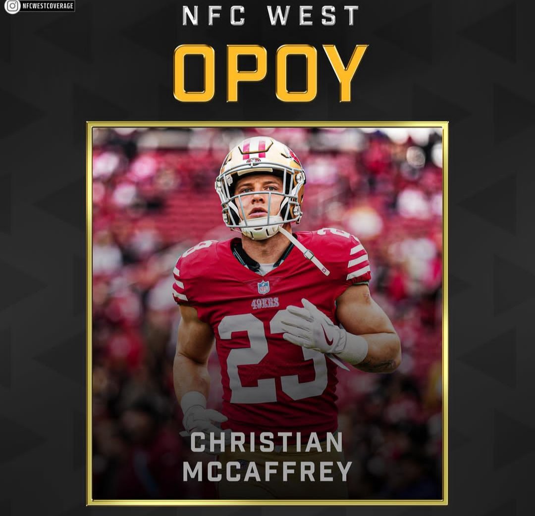 Our guys have been well recognized this season #49ers ⛏️💪🏼 #ChristianMccaffrey #CMC #BillyHoyle