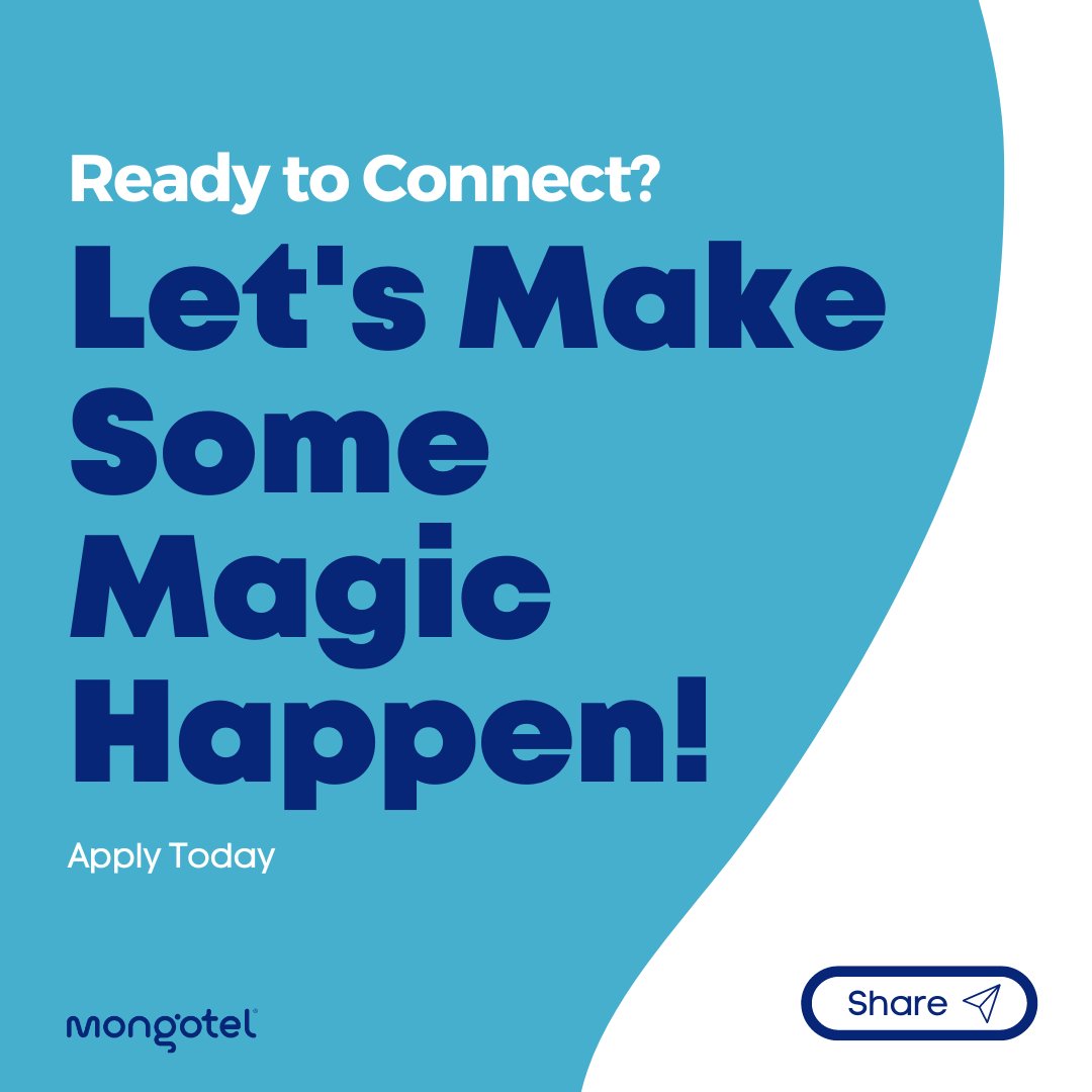 MongoTEL's tweet photo. Are you ready to take the next step in your career? Apply at https://t.co/3J3ukKWItW  

#Mongotel #IT #informationtechnology #cloudhosted #cloudnative #convenientphonesystem #savetime #customerservice https://t.co/reXsYNoXnJ