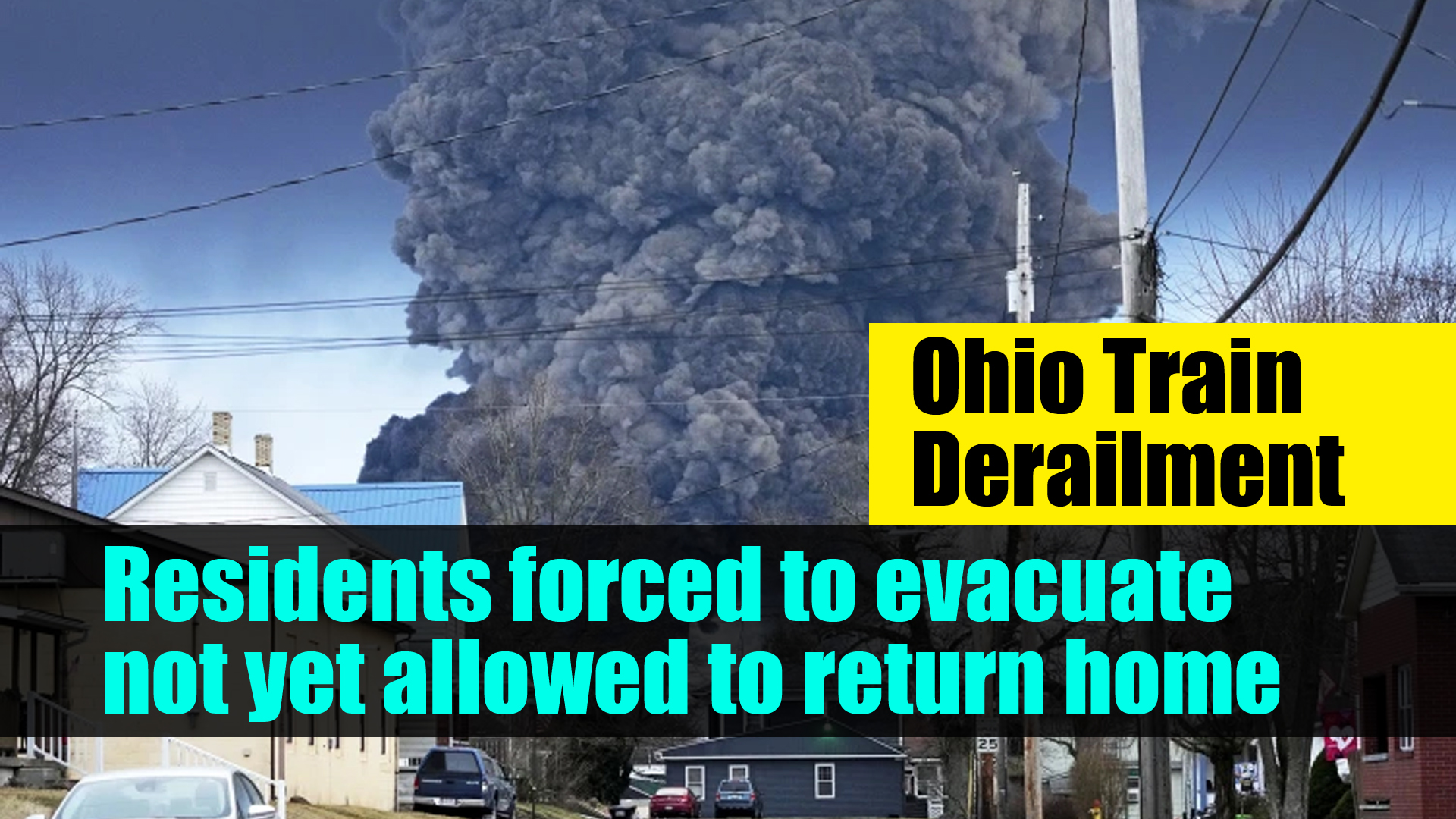 U.S. Trending News on Twitter "Residents of East Palestine were forced