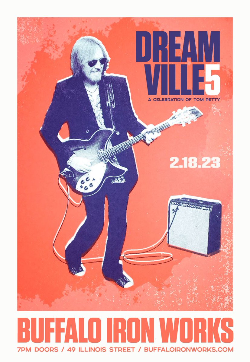 jeffreyschaller's tweet photo. Next weekend we hope to see you for this great evening. Tickets available on the Buffalo Iron Works site. #TomPetty https://t.co/W1e3nfsFaF