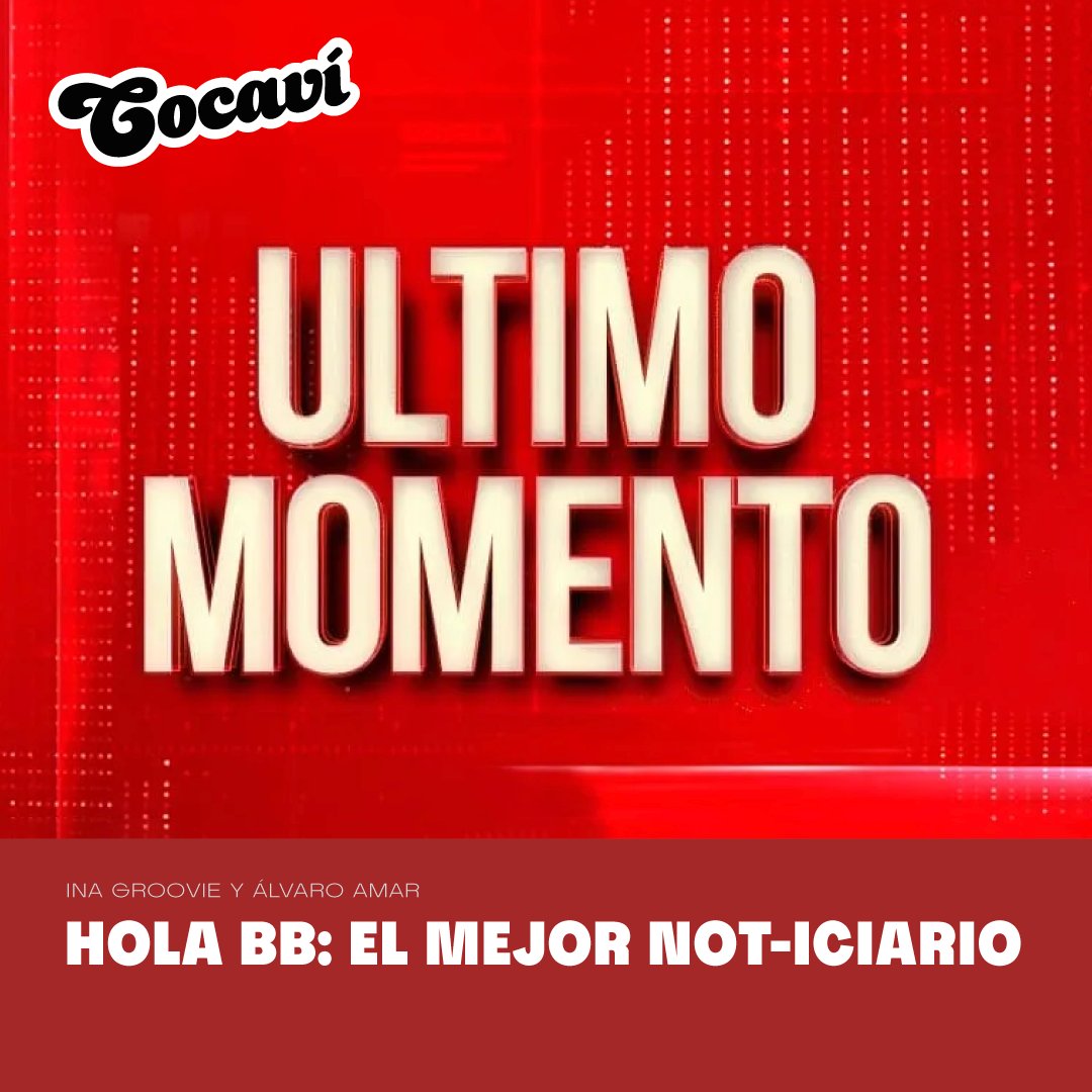 radiohorizonte's tweet photo. Nosotros también extrañamos a @InaGroovie pero ¿qué mejor que revivir un #CocavíHorizonte junto a @alvaroamar en tu not-iciario favorito, #HolaBB? 🥳. Así que ven a las 10hrs a https://t.co/ur3VZqN04F y la APP Horizonte. https://t.co/uk5NiqUok9