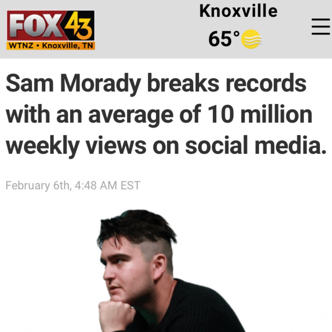 sam_morady_1's tweet photo. Thank you to everyone supporting full story below. If you are looking to grow on social media I’m here to help you! Shoot me a message and I look forward to working. 
https://t.co/F7fvwuhRb2 https://t.co/gB1Zd54tD3