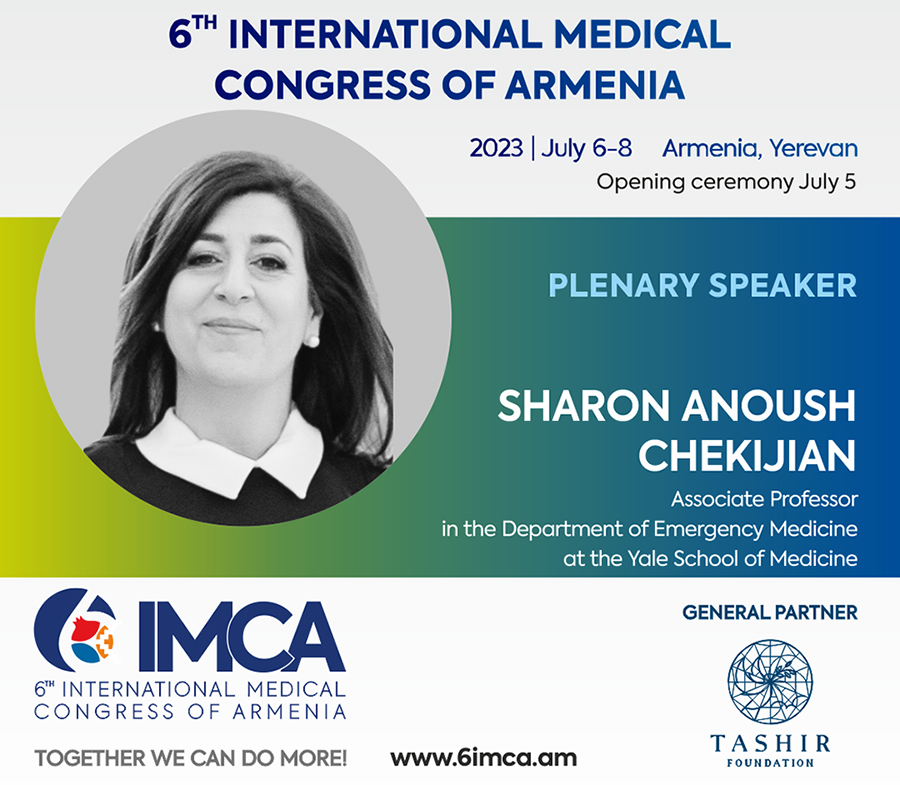 Sharon Chekijian, MD, MPH, (<a href="/CTMDMPH/">Sharon Chekijian</a>) will join the 6th International Medical Congress of Armenia as plenary speaker this upcoming July. #YaleEmergencyMedicine
<a href="/YaleGH/">Global Health @ Yale</a> 

med.news.am/eng/news/33737…