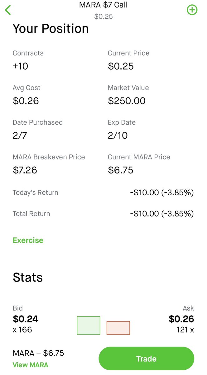 MasterOfTheMix_'s tweet image. Just got me a little #powerhour #scratchoff 
What price do you think $mara will be by market close? 

#CryptoMining #cryptocurrencymining $iren $sdig $riot $spy $btc #robinhood #options #OptionsTrading #OptionStrategy #Degens #nft #eth #btc #bitcoin