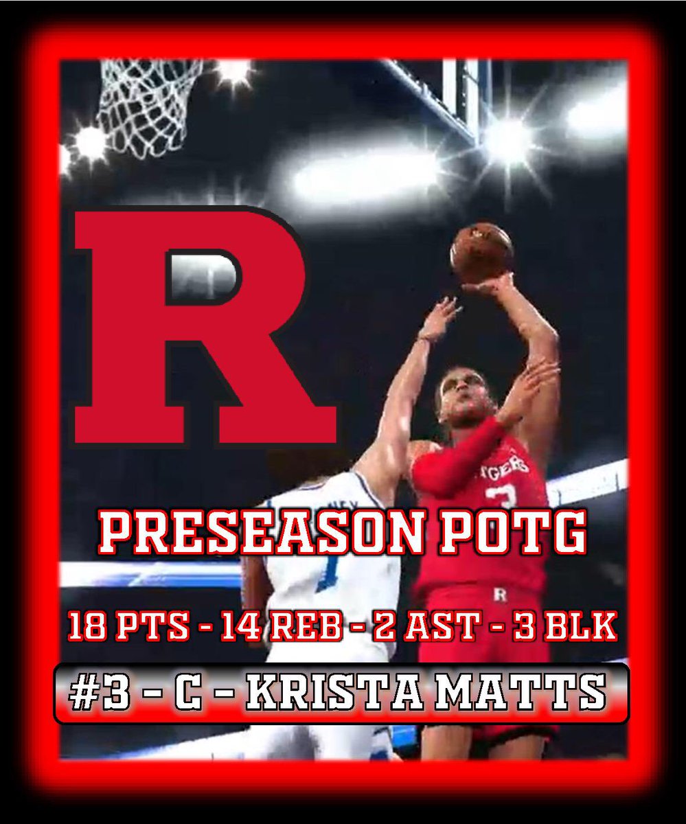 Congrats Krista Matts for getting the first game ball in CSBA program history! Huge breakout game for the sophomore formerly of <a href="/gordothecoach/">CSBA Tennessee</a> in her Rutgers debut against <a href="/CSBASetonHall/">CSBA Seton Hall Pirates</a>