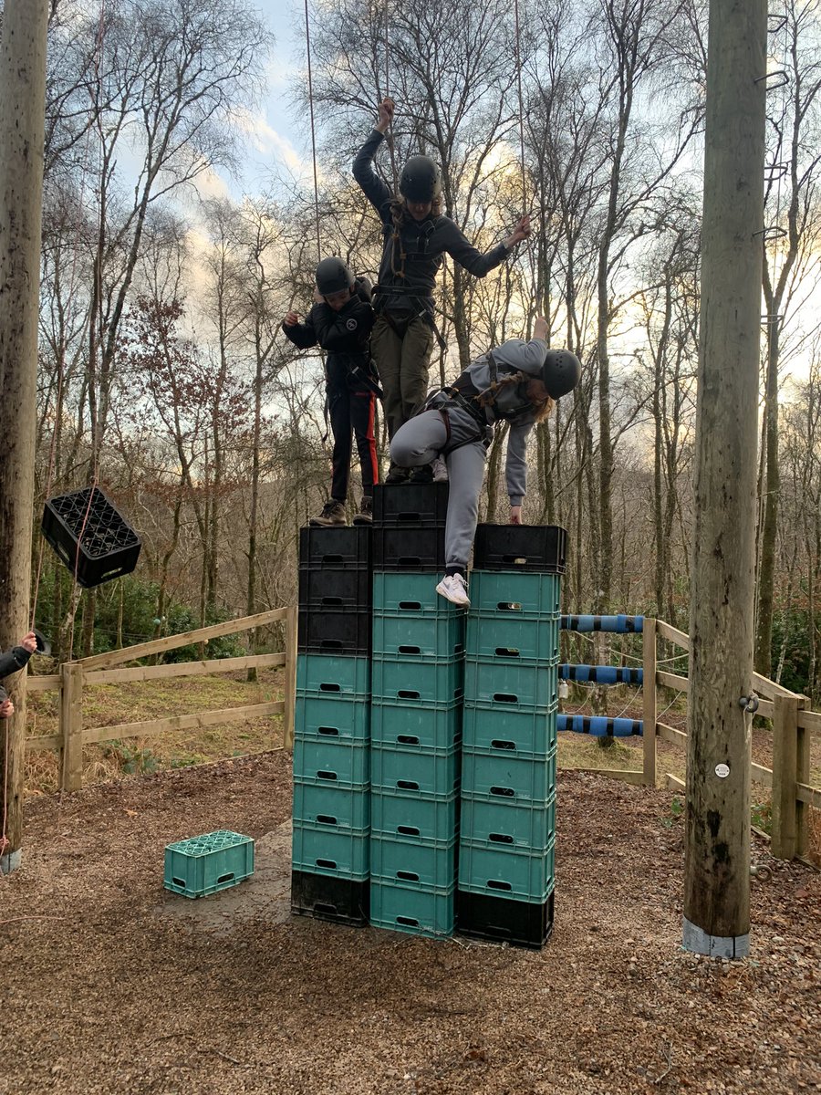 BoundMGS's tweet photo. Outward Bound Loch Eil Day 2, Team building challenges continue - The Crate Stack! #Minecraft #Buildingfails @MGS_SfL @MrsMcLean12 @JBW86 @mgsonline https://t.co/qWA8rvKCOd