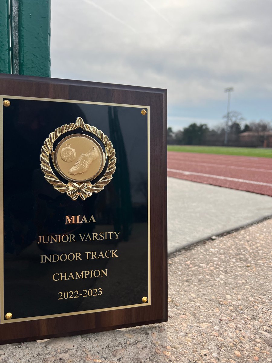 The JV Indoor Track and Field team brought home the first MIAA championship of the winter season! This is the school’s 7th team title this school year.