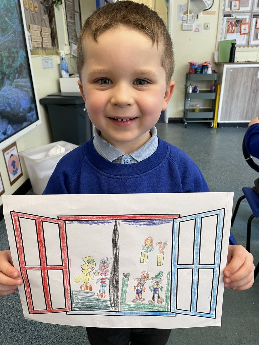 FrodManor's tweet photo. Marvel class have been discussing all the ways we use the internet and listening to the story of the magic window, before creating our own #manorhousecomputing #SaferInternetDay2023 https://t.co/Q5decQMFIU
