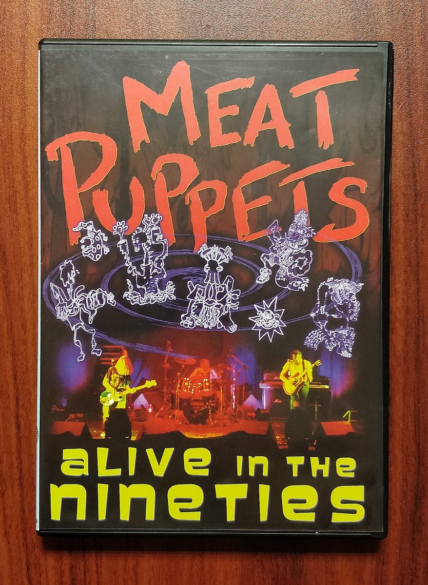 💥
#NowWatching Alive in the Nineties, the 1st video released by 🇺🇲 the #MeatPuppets. The video was released in 2003 while the band was on hiatus.
#NowPlaying #dvd #LiveMusic #LiveConcerts #ThurstonMoore