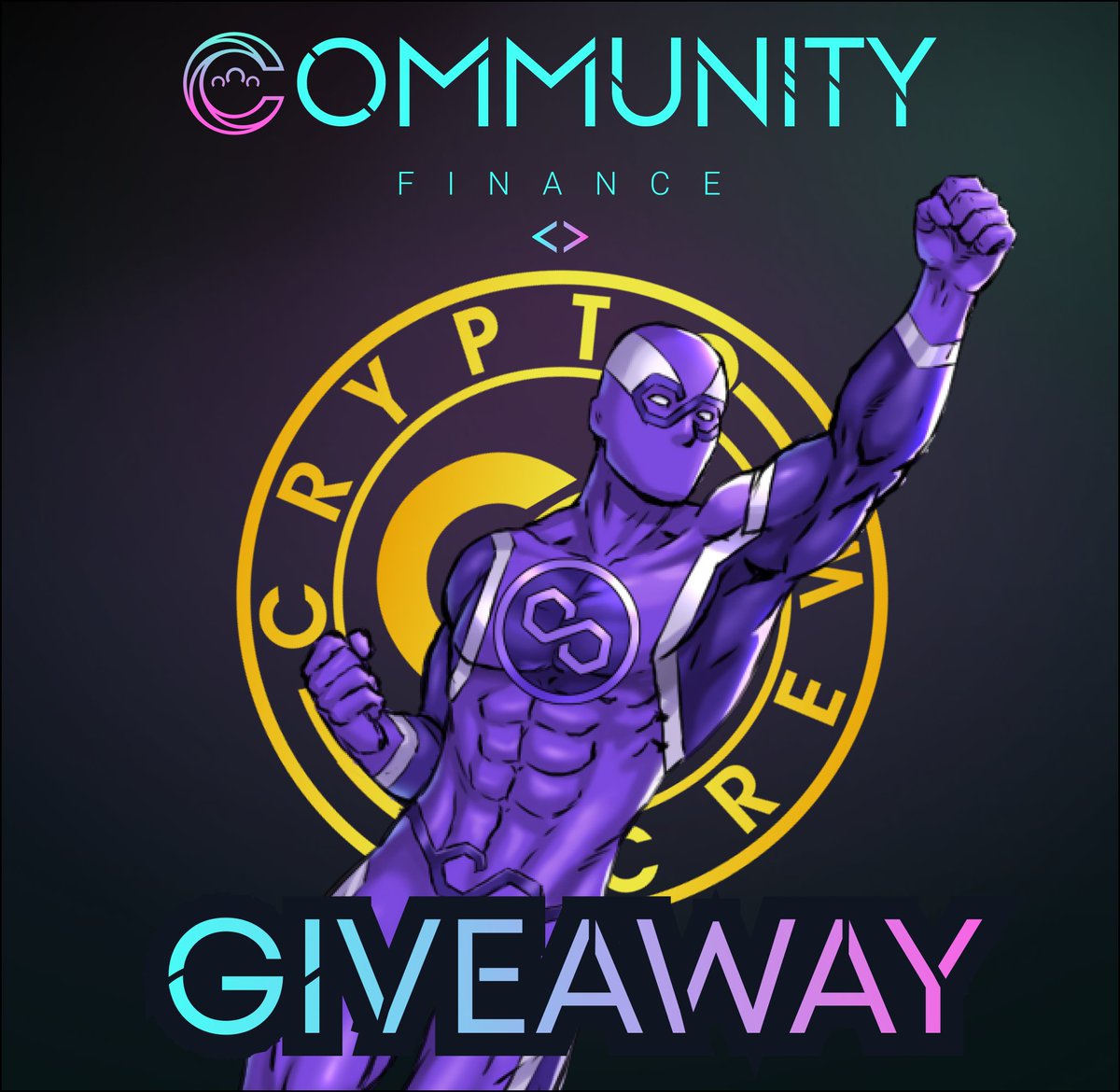 🚨Collab Giveaway with
<a href="/cryptocrewnfts/">CRYPTO CREW / Genesis Collection</a> 🚨

3x Crypto Crew NFTs🦸‍♂️
15x Yield Ones NFT Presale WL 🎟️

To join:

1️⃣ Follow <a href="/YieldOnes/">Yield Ones</a> &amp; <a href="/cryptocrewnfts/">CRYPTO CREW / Genesis Collection</a>
2️⃣ Like 💙 Retweet 🔁 &amp; Tag Frens 🫂

🕐Prize draw: 72H

#Collab #Giveaway #RealYield #NFTfi #PolygonNFTs
