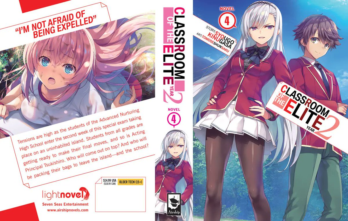 Seven Seas Entertainment on X: CLASSROOM OF THE ELITE: YEAR 2 (LIGHT NOVEL)  Vol. 1 The continuation of the hit series that inspired a manga adaptation  (also from Seven Seas)—and don't miss