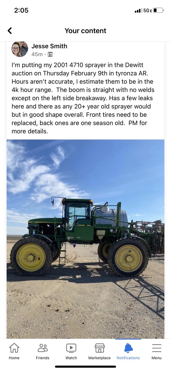Jesse_smith88's tweet photo. RT’s appreciated, feel free to message me with any questions.  Solid older sprayer, just upgrading to something newer. https://t.co/MXpKkoryqx