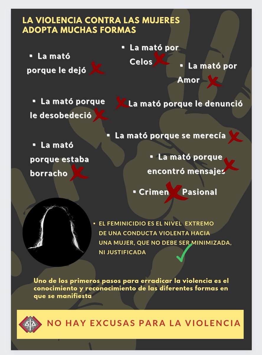 MinPublicoPy's tweet photo. No hay excusas para la Violencia: No se mata por amor.  El Feminicidio es el nivel extremo de una situación de violencia contra una mujer. Uno de los primeros pasos para erradicar la violencia es el conocimiento de las diferentes formas en las que se manifiesta https://t.co/02ysUKotUY