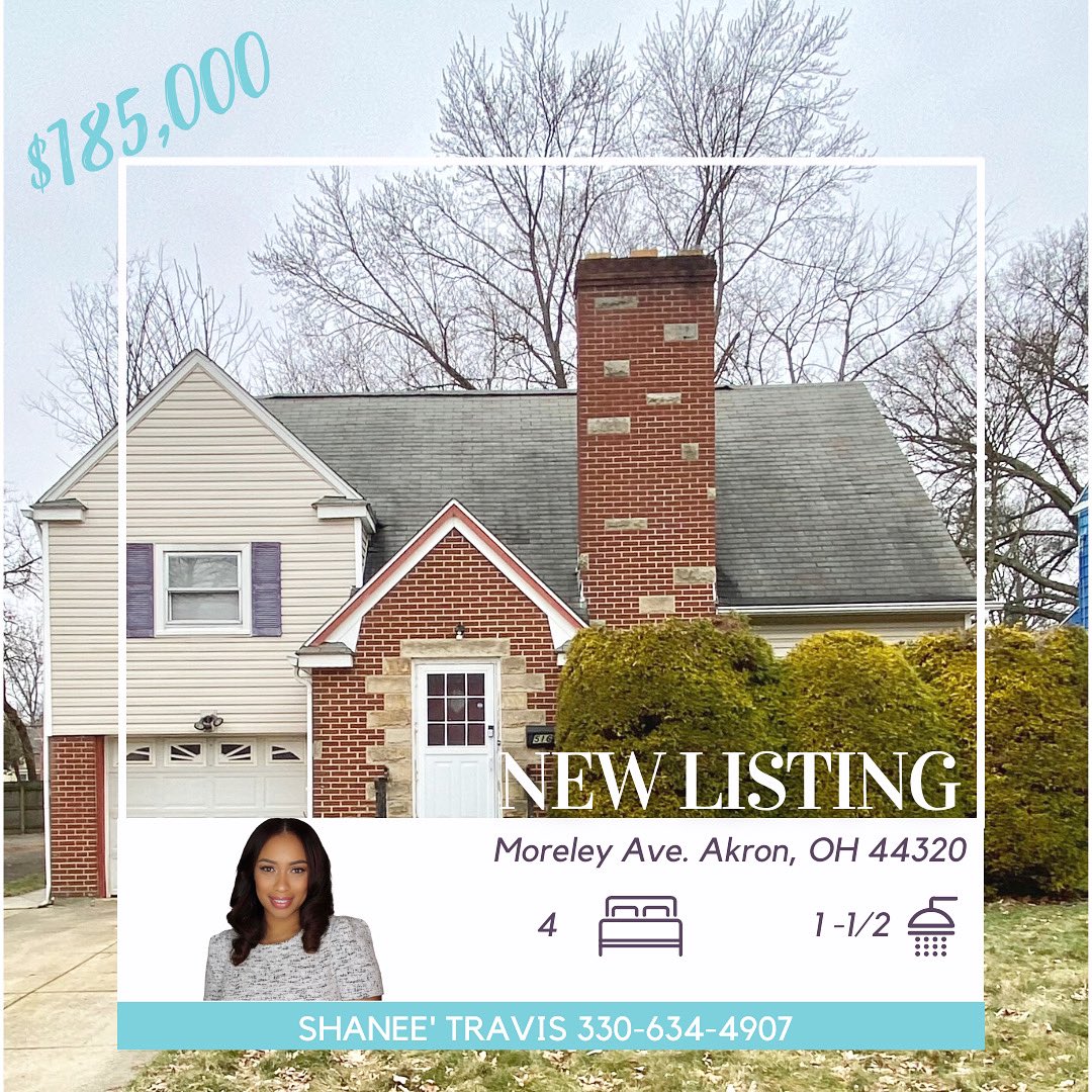 HeyMissParker's tweet photo. New listing!!
This charming Cape Cod hit the market today. Located on the west side of Akron. Have your agent (or myself) schedule your showing today.
Shanee’ Travis
330-634-4907
Homes@ShayTravis.com
#century21homestar #akronrealtor #realestate #ohiorealtor https://t.co/PTFHTr2YQ7