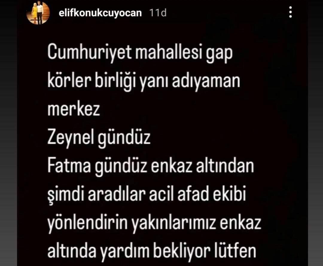 İkiside yaşıyor. Enkaz altından aradılar, arkadaşımın yengesi ve dayısı! Acil destek
<a href="/AFADBaskanlik/">AFAD</a> <a href="/haluklevent/">Haluk Levent ( Ahbap Ekibi )</a>