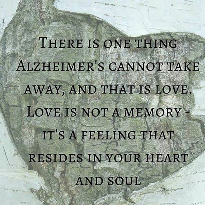 Please re-Tweet if you agree that love is not a memory that #Alzheimers disease can take away.

#dementia #EndAlz #quote