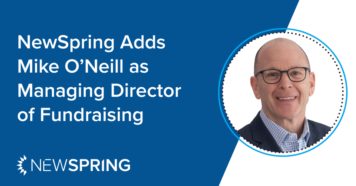 NewSpring_PE's tweet photo. We're thrilled to introduce Michael O'Neill, NewSpring’s new Head of Fundraising. Mike will lead the Firm’s capital formation efforts across NewSpring and its five strategies. Join us in welcoming Mike to the team! https://t.co/UOJOGBOmIl https://t.co/AibqLV0ief