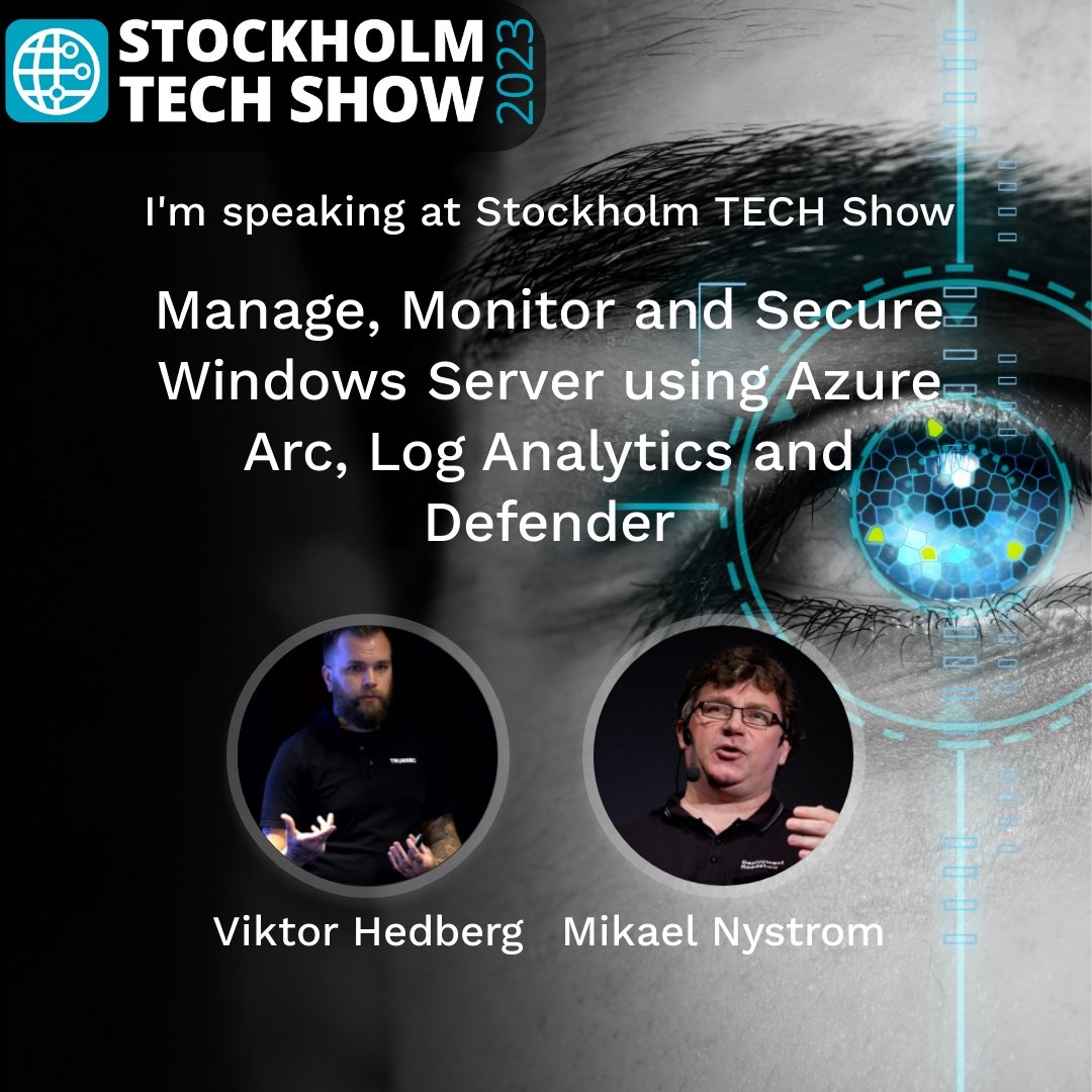 headburgh's tweet image. I have 3 sessions at the Stockholm TECH Show in may. 2 with my dear friend @mikael_nystrom on topics Arc and Incident Response from our infra POV. The thid one with my buddy @ShabazDarr where we&apos;ll talk about an MS exam focusing on Information Protection.

#TECHShow
