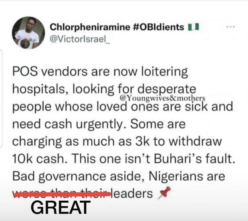 I believe in Nigerias!, it a though challenge but we are in control, let's stay focused!.✊🏽❤️🇳🇬